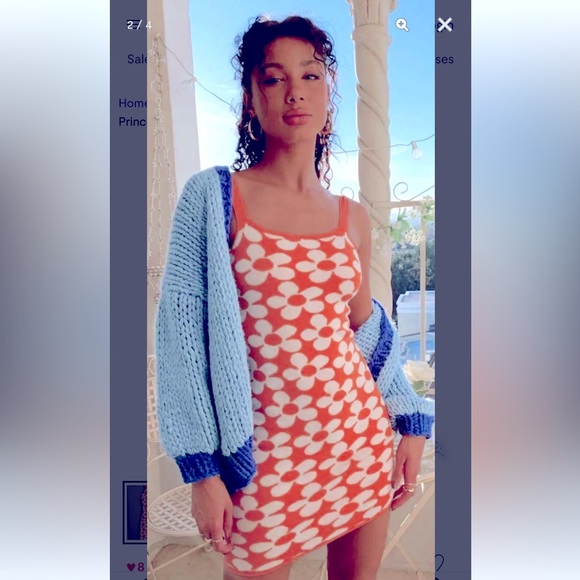 PEPPER MAYO RETEO FLORAL KNIT DRESS - Picture 3 of 4